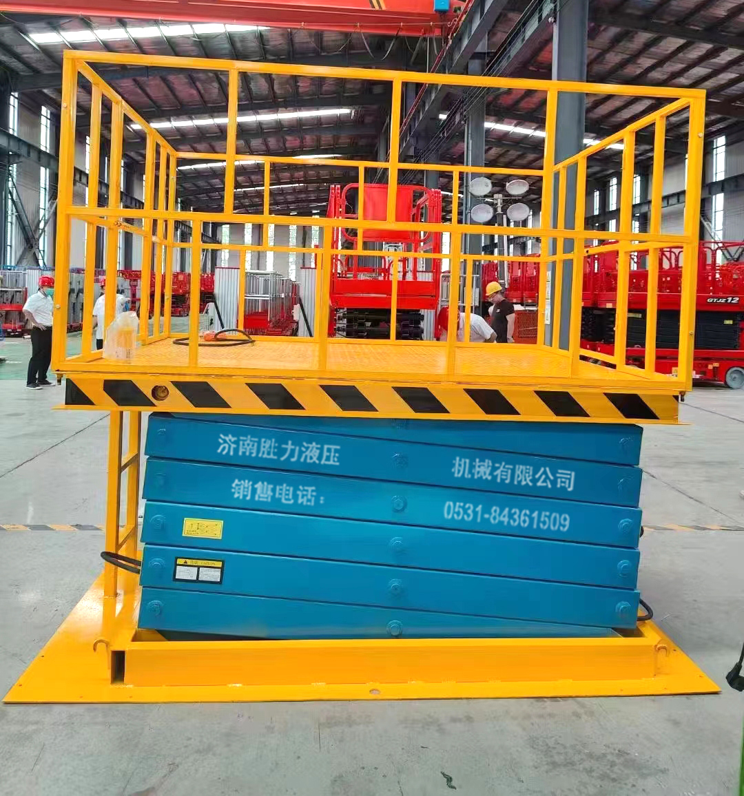 定制剪叉升降平臺(tái)組裝調(diào)試完畢！